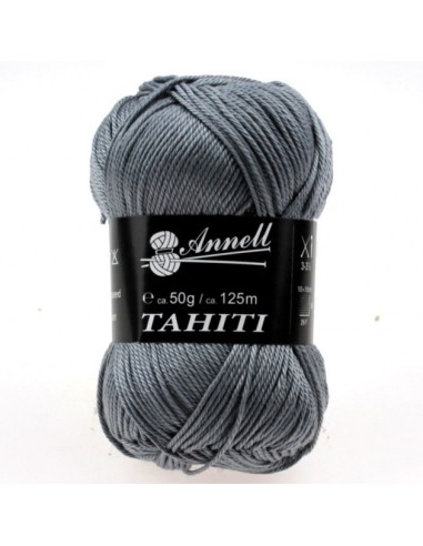 Tahiti 3657 - Pelote 100% Coton mercerisé - Gris moyen