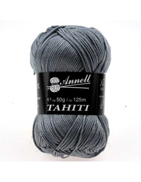 Tahiti 3657 - Pelote 100% Coton mercerisé - Gris moyen