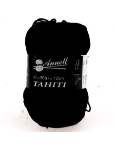 Tahiti 3659 - Pelote 100% Coton mercerisé - Noir
