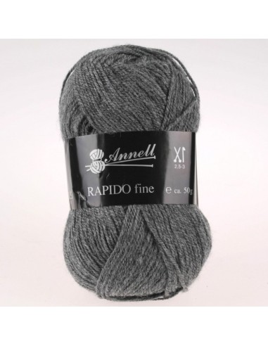 Rapido Fine 8357 - Pelote Gris moyen