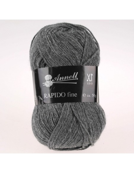 Rapido Fine 8357 - Pelote Gris moyen