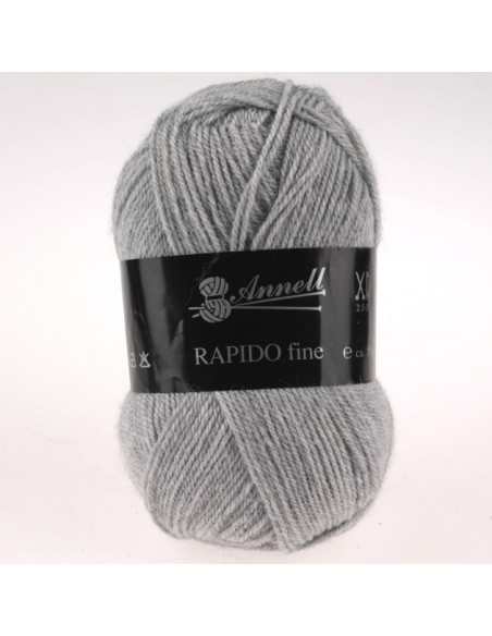 Rapido Fine 8356 - Pelote Gris clair