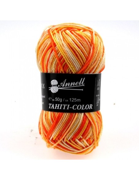 Tahiti Color 3540  - Pelote 100% Coton mercerisé - Multicolore