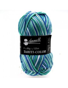 Tahiti Color 3546 - Pelote 100% Coton mercerisé - Multicolore