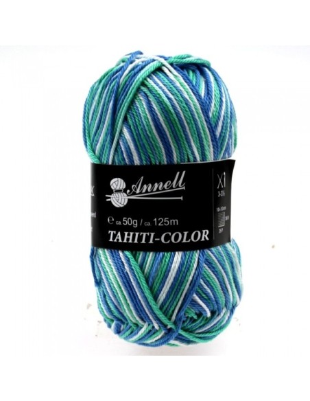 Tahiti Color 3546 - Pelote 100% Coton mercerisé - Multicolore