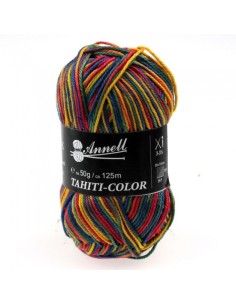 Tahiti Color 3548 - Pelote 100% Coton mercerisé - Multicolore