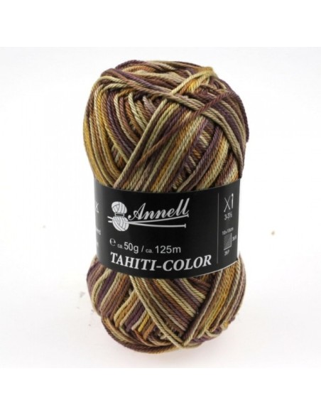 Tahiti Color 3549  - Pelote 100% Coton mercerisé - Multicolore