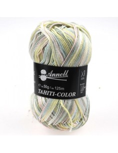 Tahiti Color 3550  - Pelote 100% Coton mercerisé - Multicolore