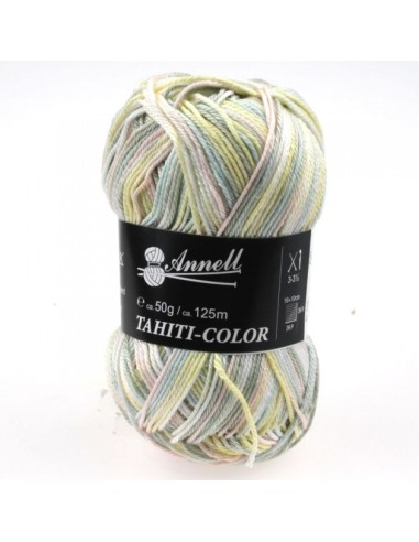 Tahiti Color 3550  - Pelote 100% Coton mercerisé - Multicolore