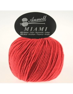 Miami 8904 - Pelote 60% Coton - Rouge