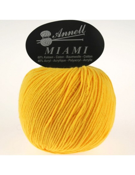 Miami 8905 - Pelote 60% Coton - Jaune