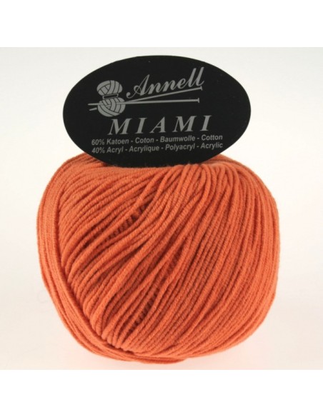 Miami 8920 - Pelote 60% Coton - Orange