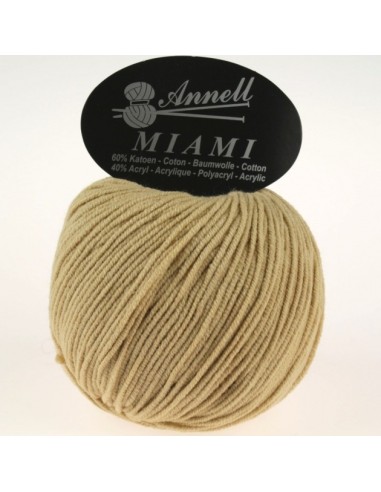 Miami 8928  - Pelote 60% Coton - Beige
