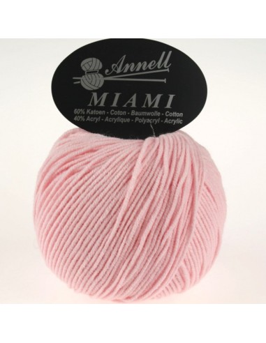 Miami 8932 - Pelote 60% Coton - Rose bébé