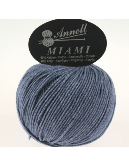 Miami 8937 - Pelote 60% Coton - Bleu Jean's