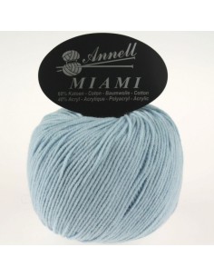 Miami 8942 - Pelote 60% Coton - Bleu clair