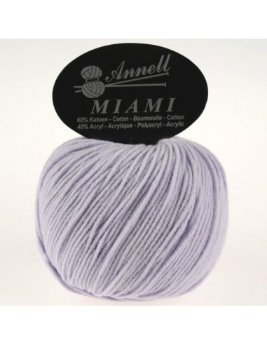 Miami 8951 - Pelote 60% Coton - Lilas clair