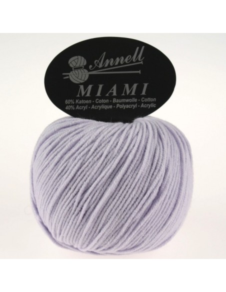 Miami 8951 - Pelote 60% Coton - Lilas clair