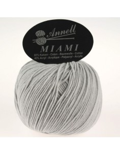 Miami 8956 - Pelote 60% Coton - Gris clair