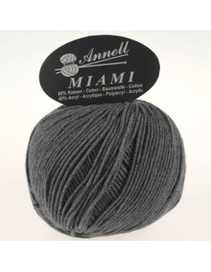 Miami 8958 - Pelote 60% Coton - Anthracite