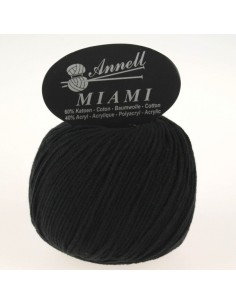 Miami 8959 - Pelote 60% Coton - Noir