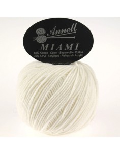 Miami 8960 - Pelote 60% Coton - Ecru