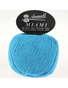Miami 8962 - Pelote 60% Coton - Bleu vif