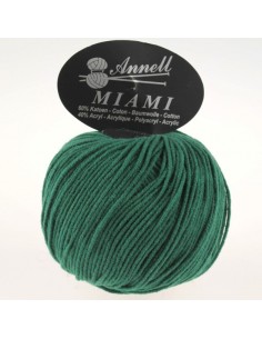 Miami 8963 - Pelote 60% Coton - Vert foncé
