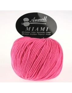 Miami 8979 - Pelote 60% Coton - Framboise
