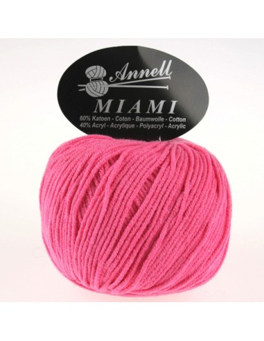 Miami 8979 - Pelote 60% Coton - Framboise