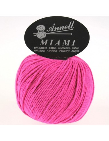 Miami 8980 - Pelote 60% Coton - Fuchsia