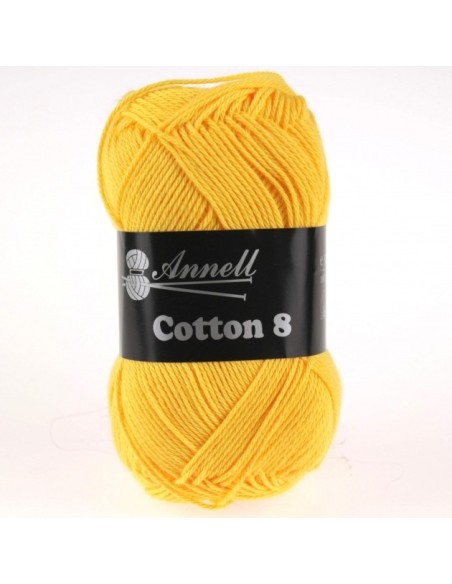 Cotton 8 - Pelote N°5 Jaune vif
