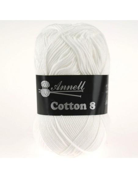 Cotton 8 - Pelote N°43 Blanc