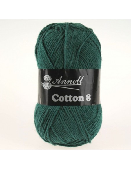 Cotton 8 - Pelote N°45 Vert bouteille