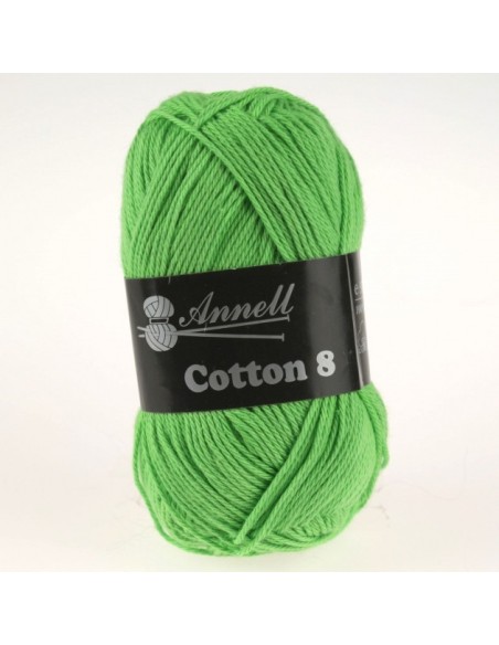 Cotton 8 - Pelote N°46 Vert anis