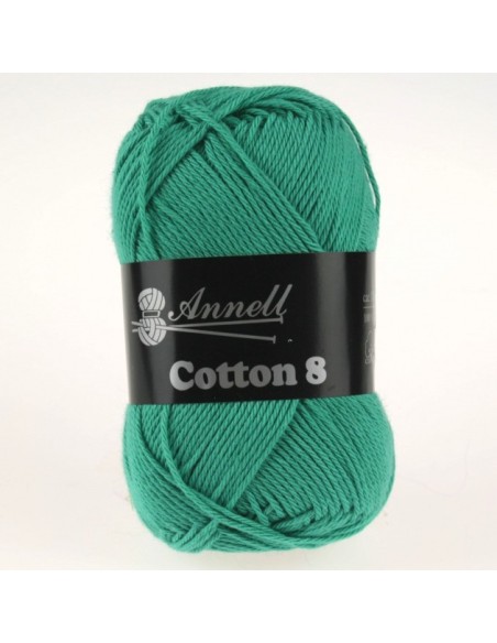 Cotton 8 - Pelote N°47 Vert canard