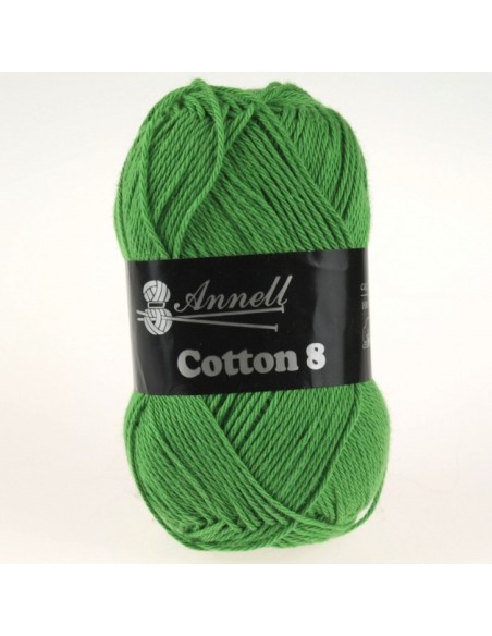 Cotton 8 - Pelote N°48 Vert gazon