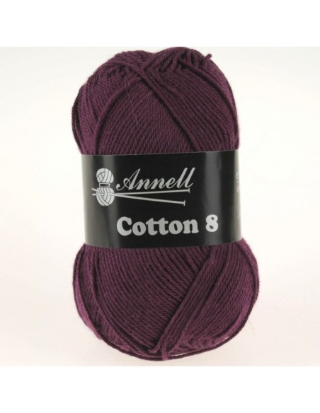 Cotton 8 - Pelote N°50 Prune