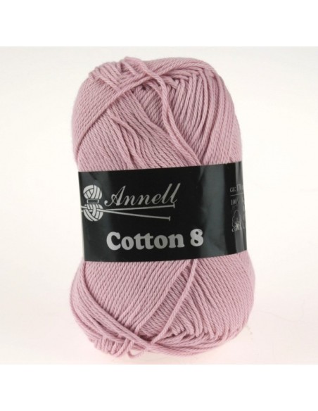 Cotton 8 - Pelote N°51 Vieux rose
