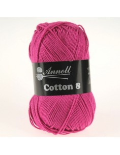 Cotton 8 - Pelote N°52 Framboise