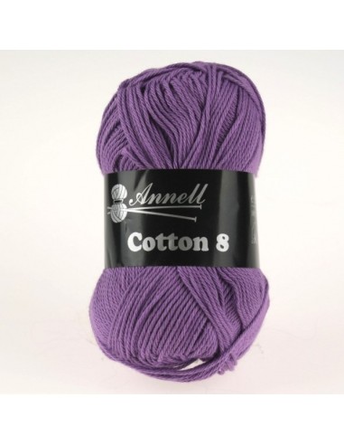 Cotton 8 - Pelote N°53 Aubergine