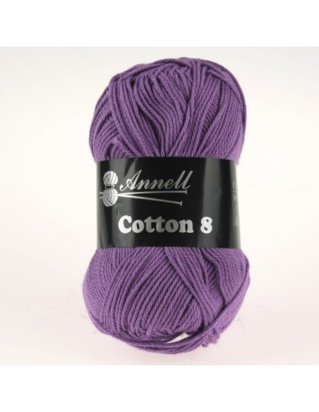 Cotton 8 - Pelote N°53 Aubergine
