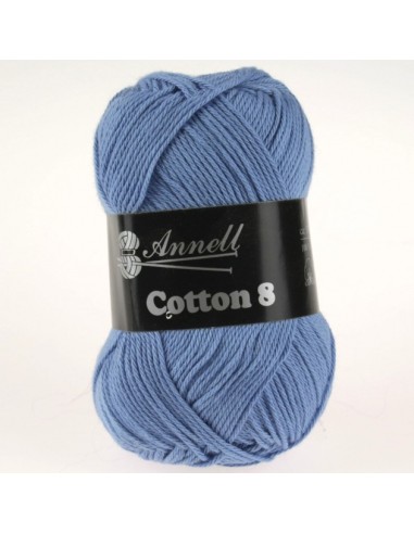 Cotton 8 - Pelote N°55 Bleu jeans