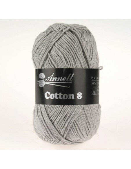 Cotton 8 - Pelote N°57 Gris clair