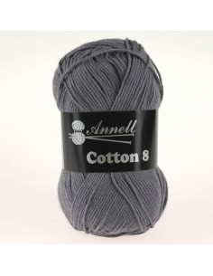 Cotton 8 - Pelote N°58 Gris foncé