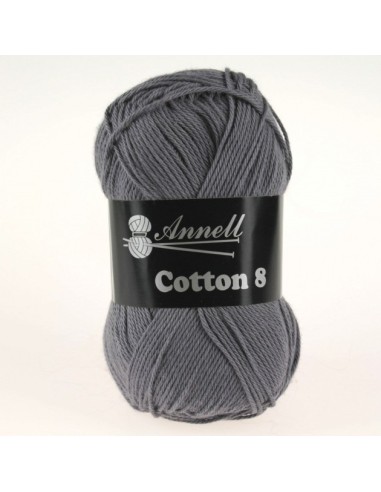 Cotton 8 - Pelote N°58 Gris foncé