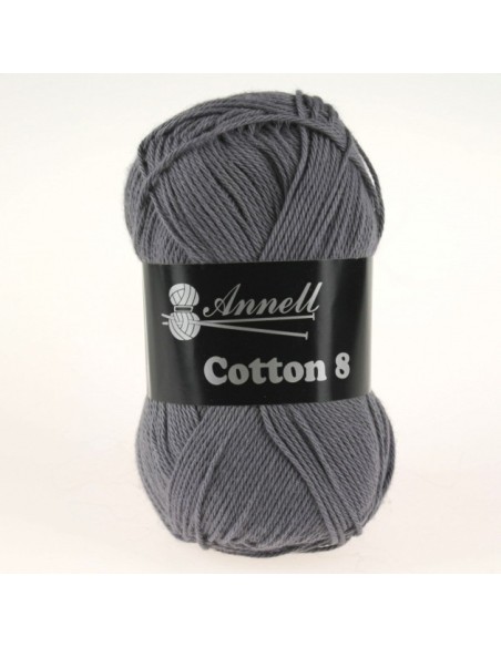Cotton 8 - Pelote N°58 Gris foncé