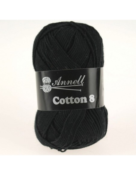 Cotton 8 - Pelote N°59 Noir