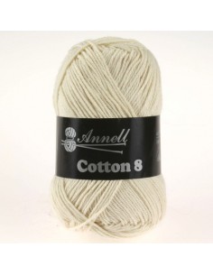 Cotton 8 - Pelote N°60 Écru