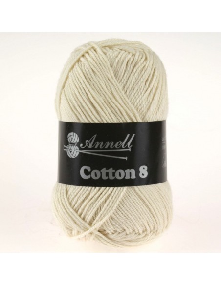 Cotton 8 - Pelote N°60 Écru